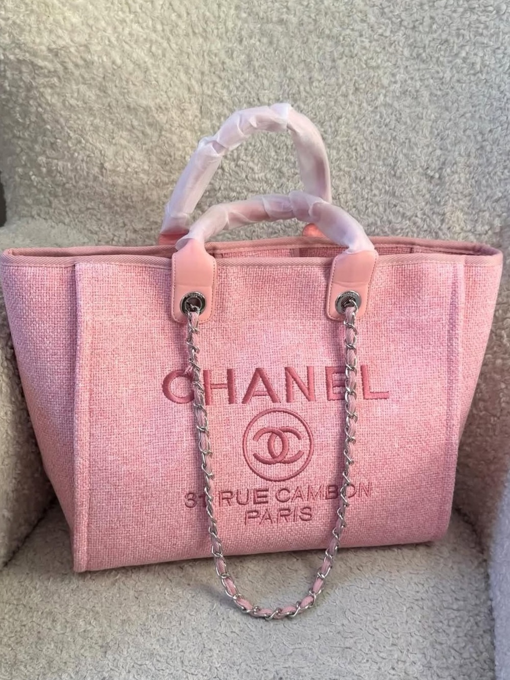 Novelty Tote Bag Canvas Pink Large / Gift GWP
